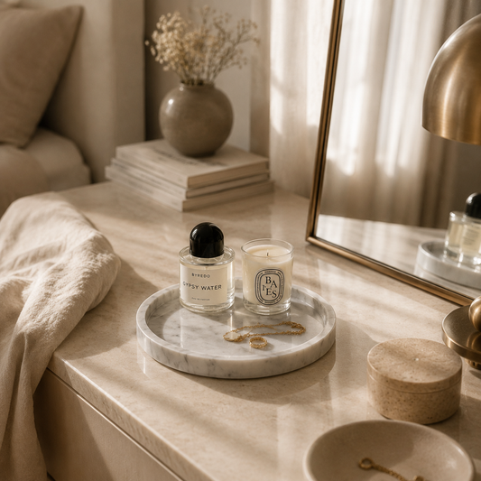 Carrara White Marble Tray