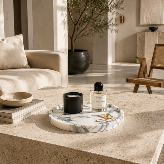 Arabescato Marble Tray