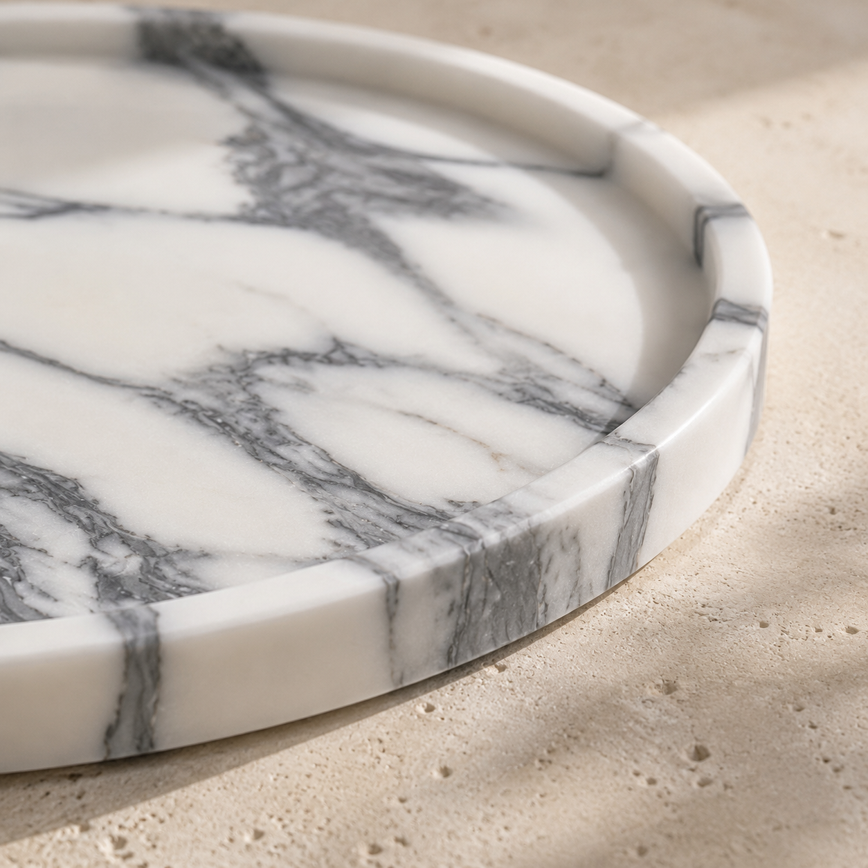 Arabescato Marble Tray