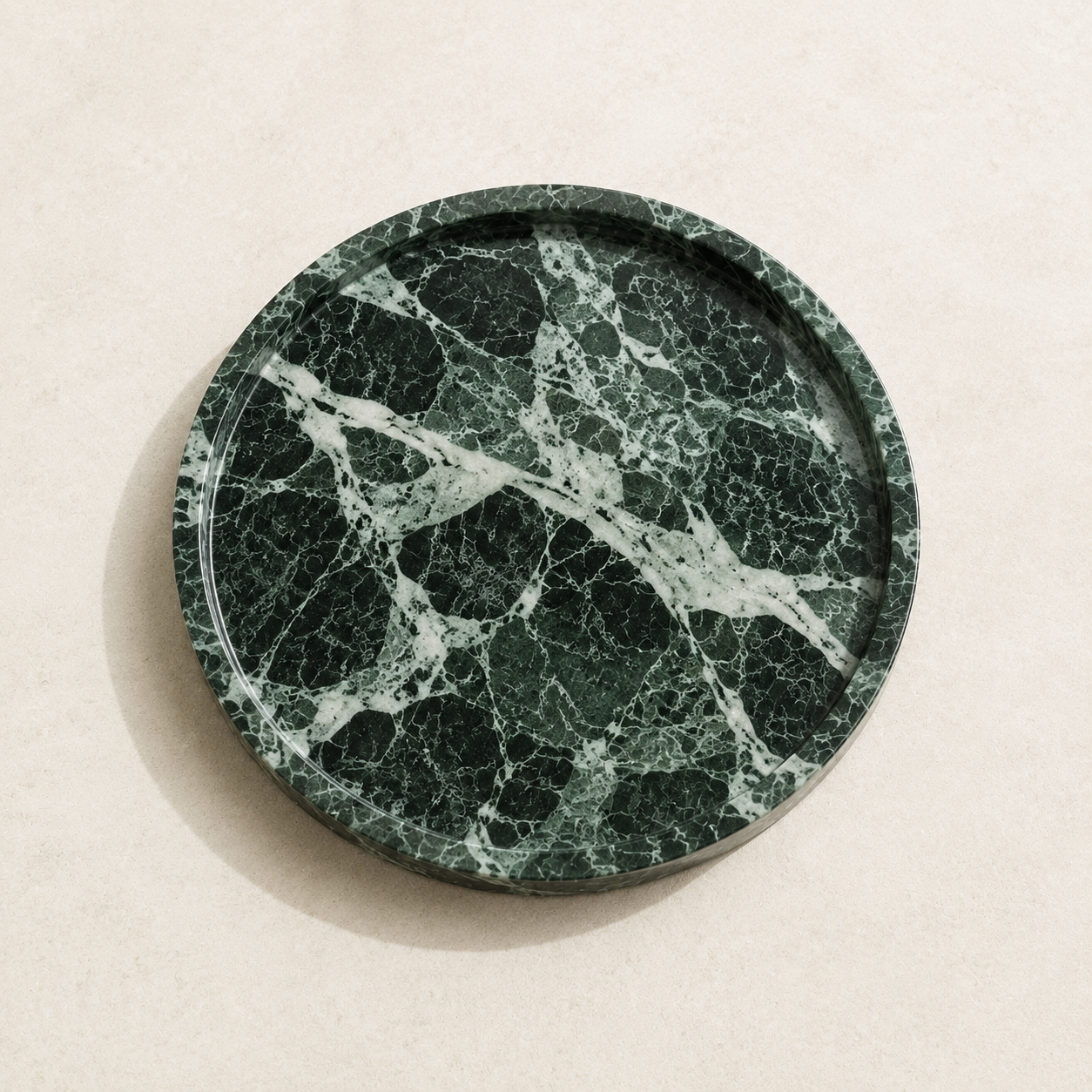 Verde Alpi Green Marble Tray