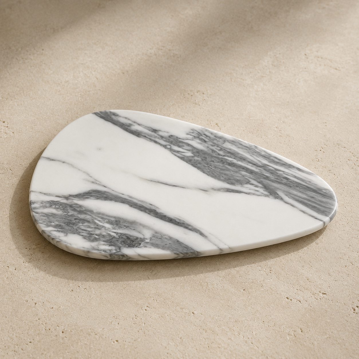 Arabescato Marble Shell Tray