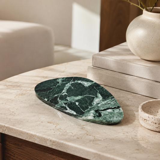 Verde Alpi Marble  Shell Tray